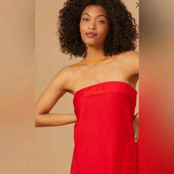 Altar'd State Red Alisha Maxi Dress NWT - Picture 6 of 8